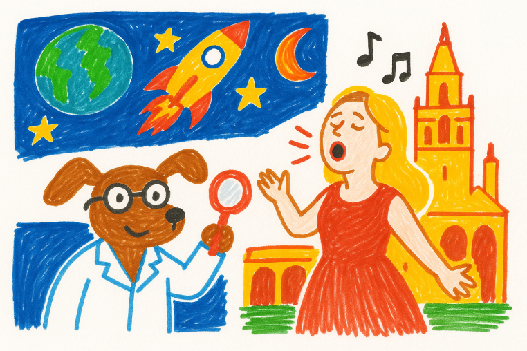 Exploramos el espacio, la ciencia animal y la ópera en las calles de Sevilla.