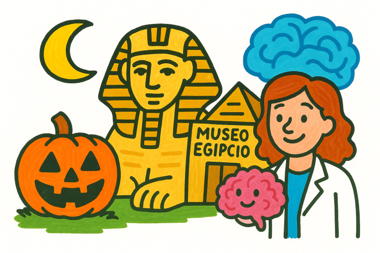 De brujas y faraones: un Halloween con ciencia, museos y cerebros curiosos