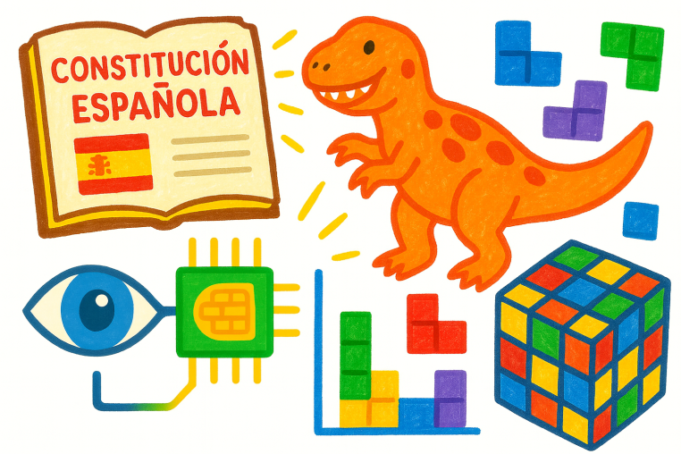 La Constitución española, una nueva especie de dinosaurio, ciencia que ayuda a recuperar la vista y el cubo de Rubik.