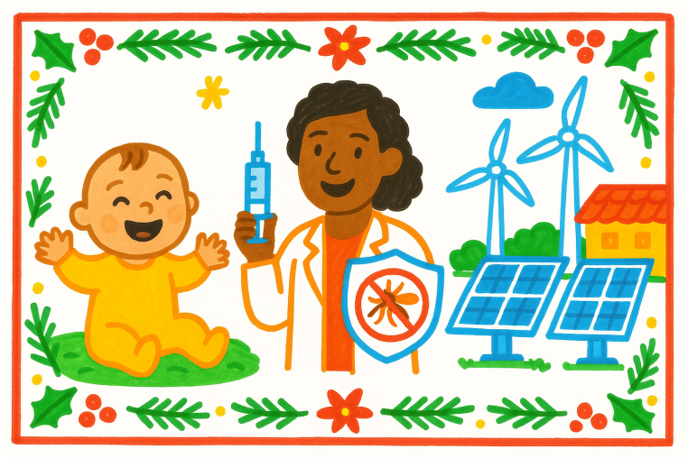 ¡Adiós 2025! Un bebé curado por la ciencia, vacunas contra la Malaria y récord de energía limpia en España.