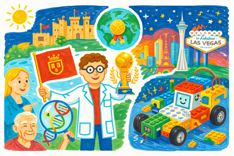 Superprofesores de Ciudad Real, piezas inteligentes de Lego y el secreto para vivir más de cien años. Superprofesores de Ciudad Real, piezas inteligentes de Lego y el secreto para vivir más de cien años.