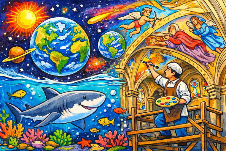 Tierras gemelas en el espacio, un tiburón blanco en nuestras costas y una limpieza a fondo para la Capilla Sixtina. Tierras gemelas en el espacio, un tiburón blanco en nuestras costas y una limpieza a fondo para la Capilla Sixtina.