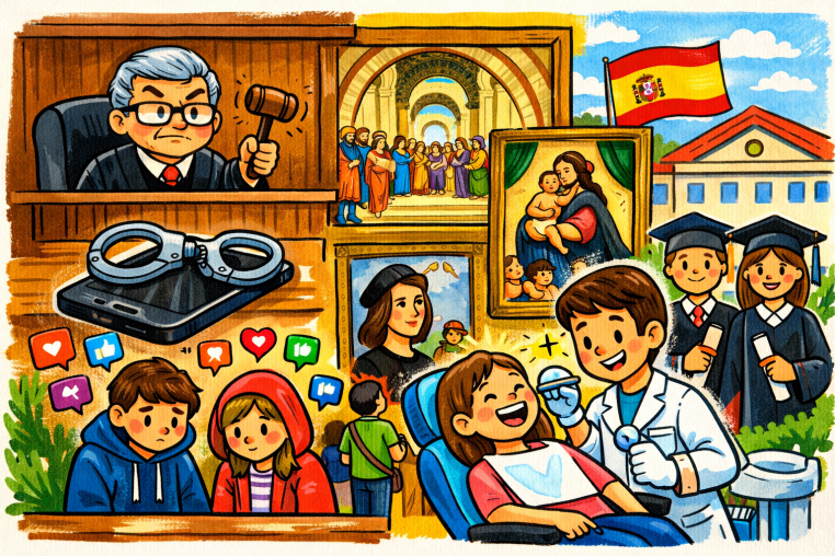 Justicia frente a las redes sociales, el arte de Rafael en Nueva York y el éxito de las universidades españolas. Justicia frente a las redes sociales, el arte de Rafael en Nueva York y el éxito de las universidades españolas.