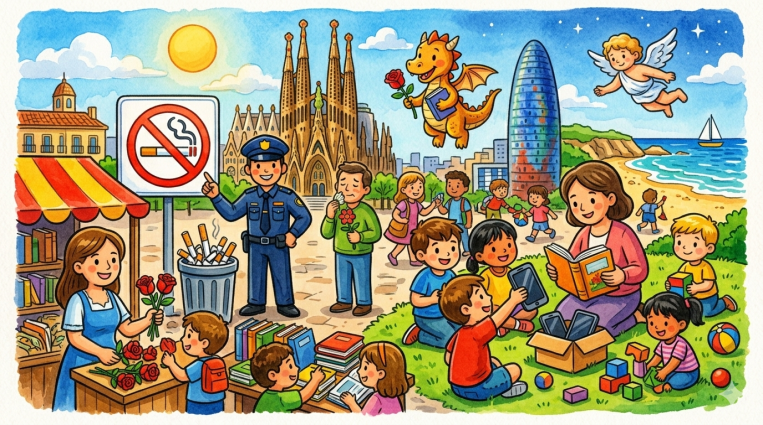 Sant Jordi entre libros, adiós al tabaco en el Reino Unido y el reto de usar menos pantallas.